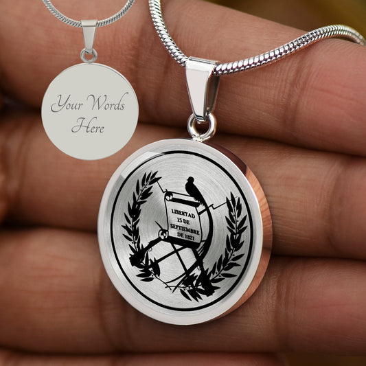 Custom Guatemala Emblem Necklace