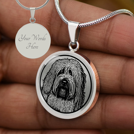 Custom Komondor Necklace