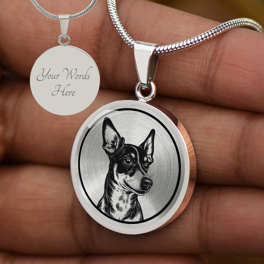 Custom Rat Terrier Necklace