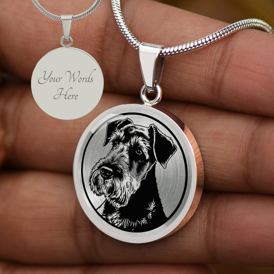 Personalized Airedale Terrier Necklace