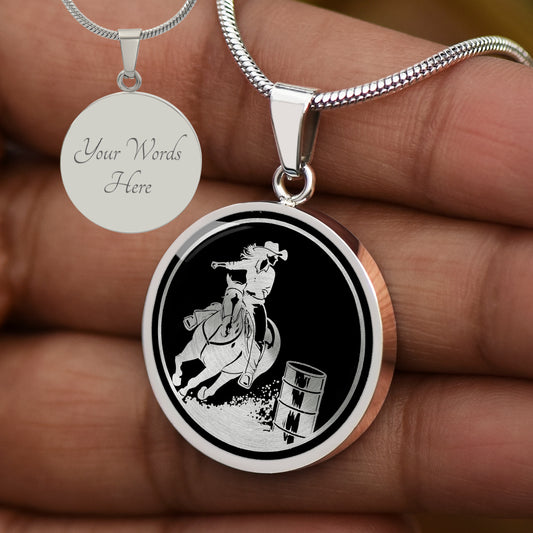 Personalized Barrel Racing Necklace