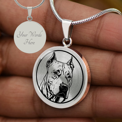 Personalized Dogo Argentino Necklace