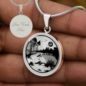 Personalized Indiana Dunes National Park Necklace