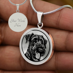 Personalized Irish Wolfhound Necklace