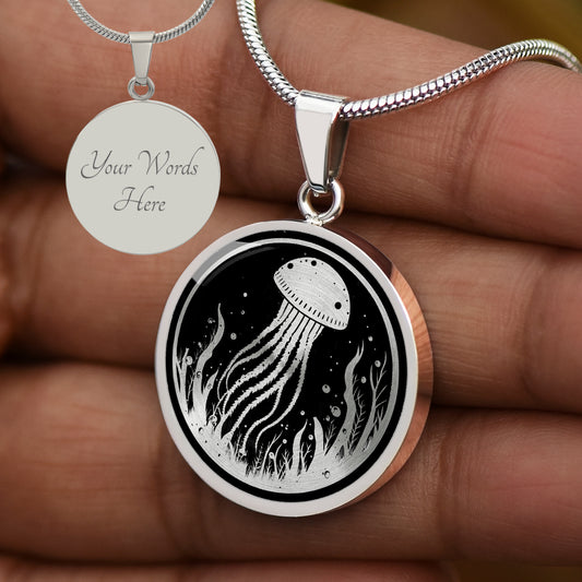 Personalized Jellyfish Necklace