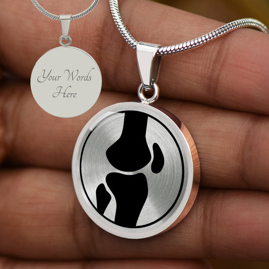 Personalized Knee Joint Necklace