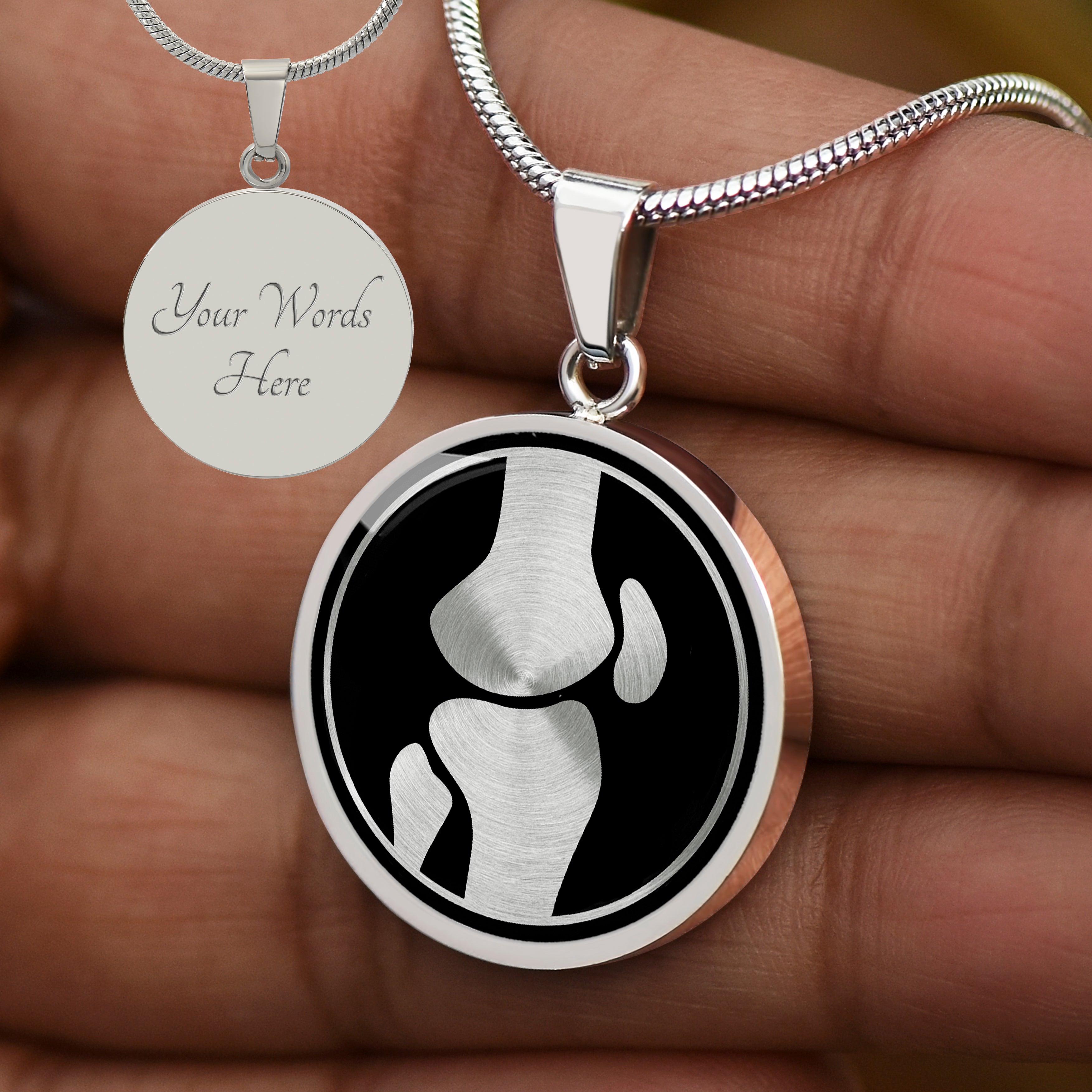 Knee Keychain Personalized Knee Joint Necklace – Elephantsity