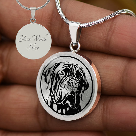 Personalized Neapolitan Mastiff Necklace