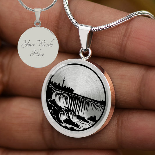 Personalized Niagara Falls Necklace
