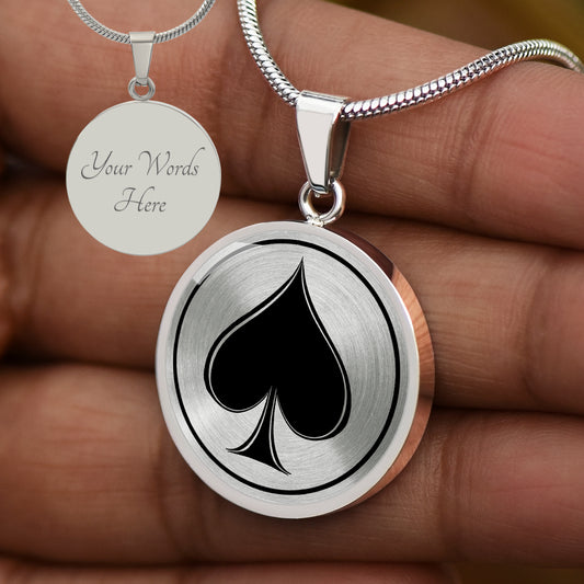 Personalized Poker Necklace