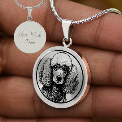 Personalized Poodle Necklace