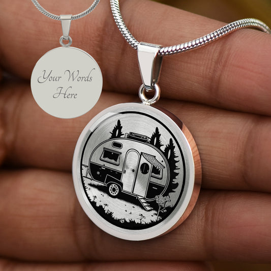 Personalized RV Camper Necklace