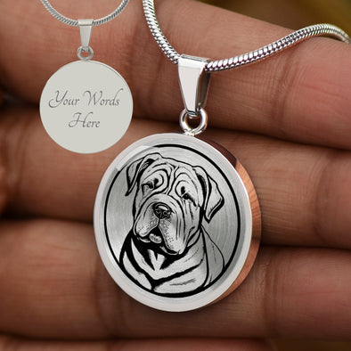 Personalized Shar Pei Necklace