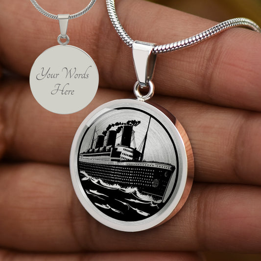 Personalized Titanic Necklace
