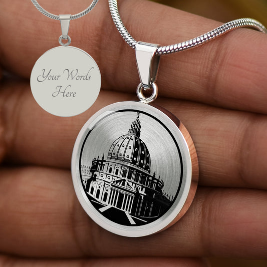 Personalized Vatican City Necklace