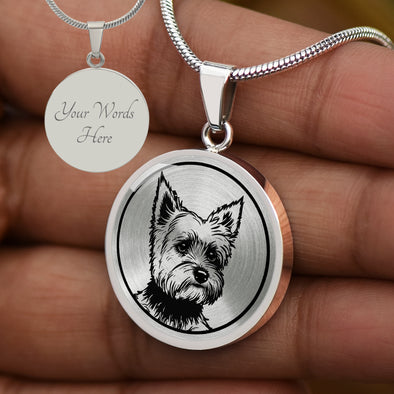 Personalized West Highland Terrier Necklace