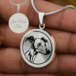 Personalized Whippet Necklace