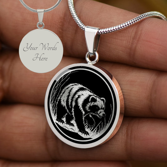 Personalized Wolverine Necklace