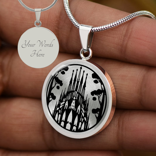 Personalized Sagrada Familia Necklace