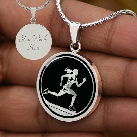 Personalized Track & Field Necklace