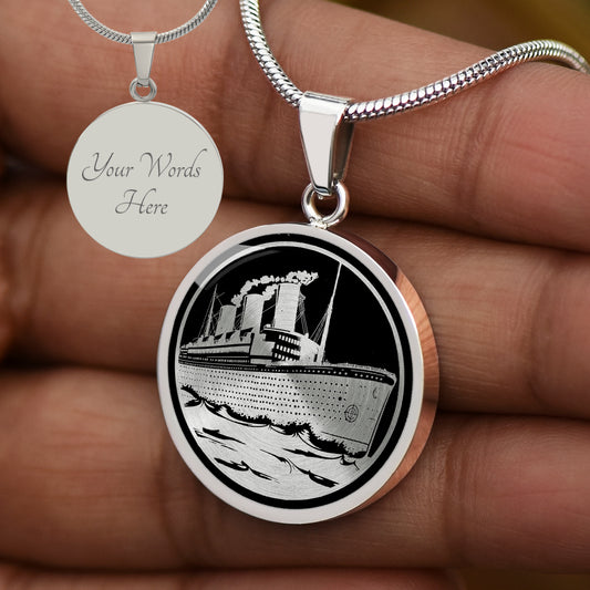 Personalized Titanic Necklace