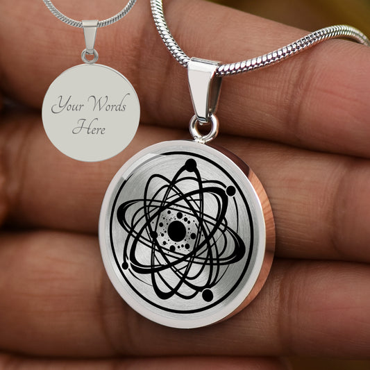 Personalized Atom Necklace