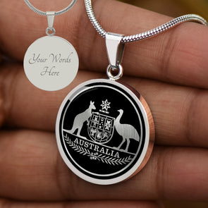 Custom Australian Emblem Necklace