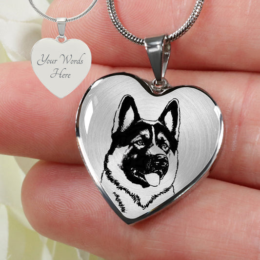 Custom Akita Necklace