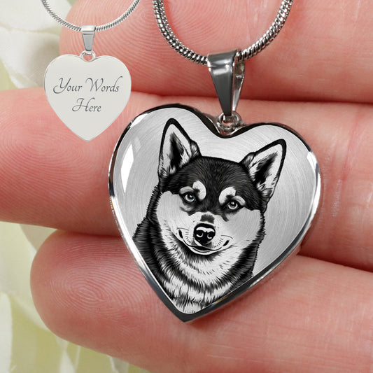 Custom Alaskan Klee Kai Necklace