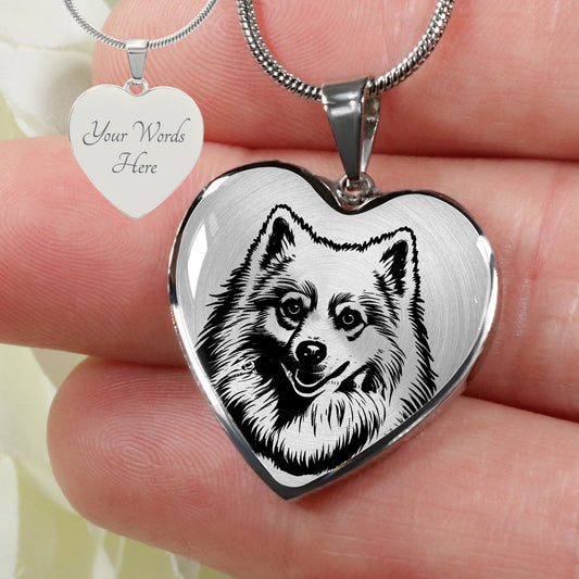 American Eskimo Dog Necklace