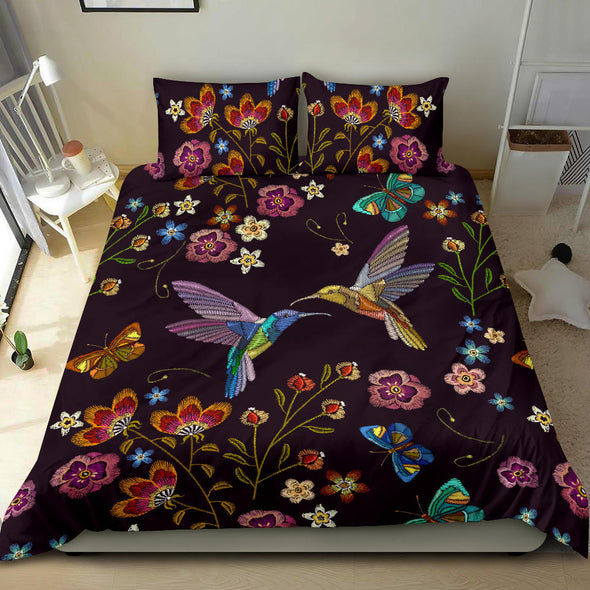 Bohemian Hummingbird Bedding Set