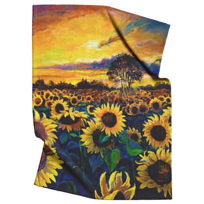 Sunflower Sunset Blanket