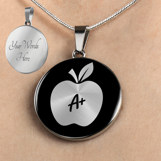 Personalized Teacher Necklace, Gift For Teacher, Teacher Jewelry