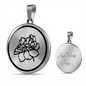 Personalized Indiana State Flower Necklace, Peony Jewelry