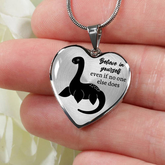 Personalized Loch Ness Monster Necklace, Nessie Necklace, Nessie Gift