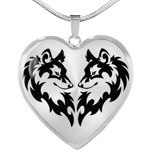 Personalized Wolf Necklace