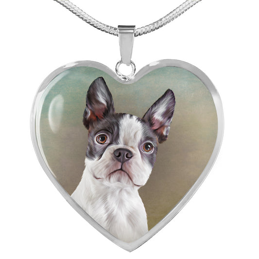 Personalized Boston Terrier Necklace