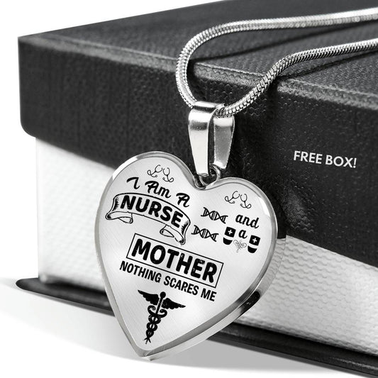 Mother Nurse - Heart Necklace