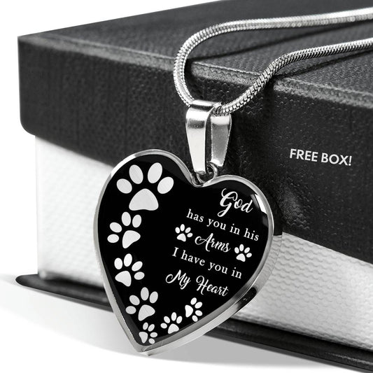 Dog Love - Heart Necklace