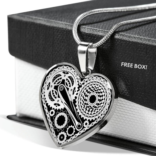 Cycling Love - Heart Necklace