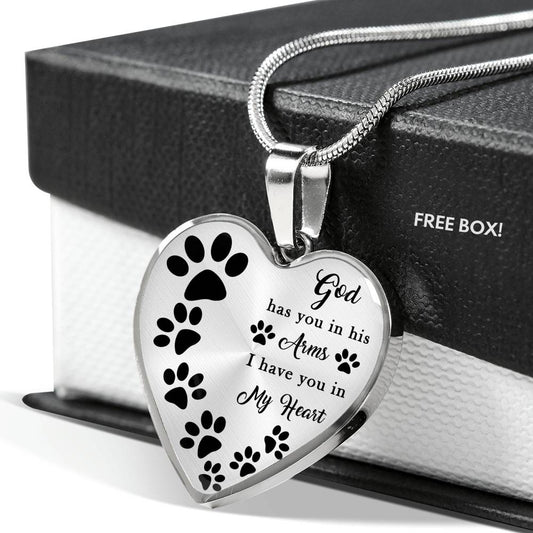 Dog Love - Heart Necklace