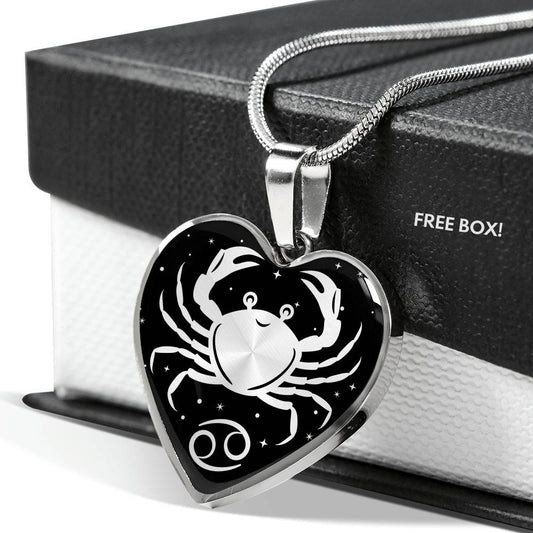 Cancer - Personalized Heart Necklace