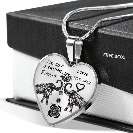 Trunk Full Of Love - Heart Necklace