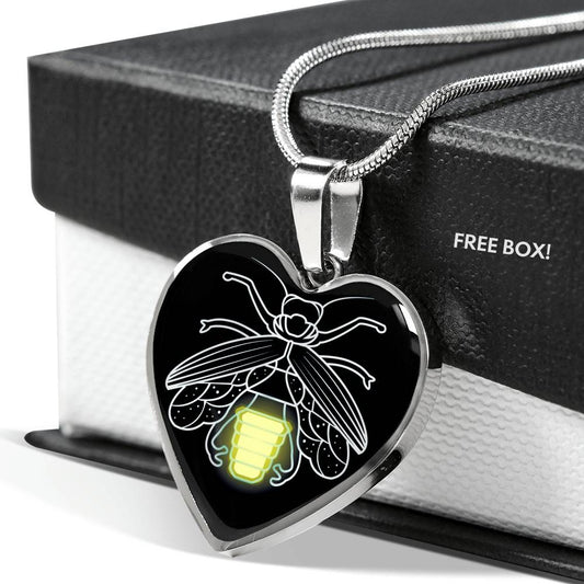 Bohemian Firefly - Heart Necklace