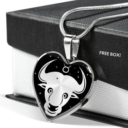 Taurus - Personalized Heart Necklace