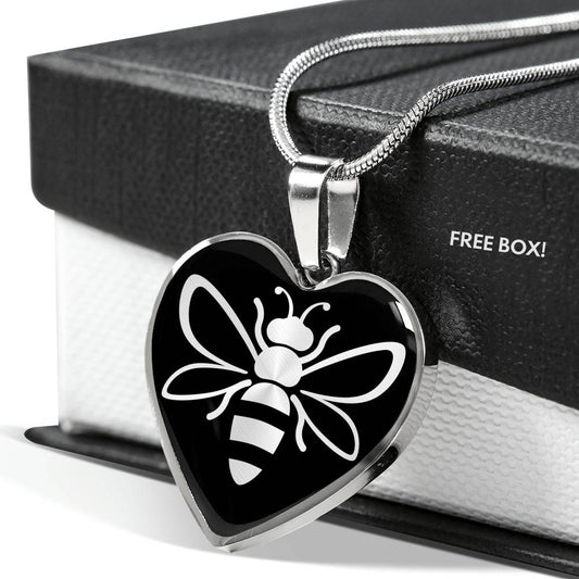 Bee Love - Heart Necklace