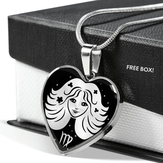 Virgo - Personalized Heart Necklace