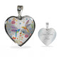 Bohemian Hummingbird Heart Necklace