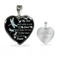 Spiritual Dragonfly - Heart Necklace