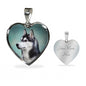 Personalized Husky Necklace, Husky Jewelry, Husky Gift
